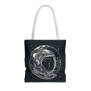 Stylish Astronaut Tote Bag Space Print Travel Accessory - Dipaliz - Bags