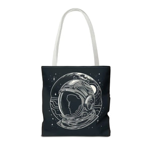 Stylish Astronaut Tote Bag Space Print Travel Accessory - Dipaliz - Bags