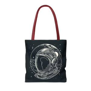 Stylish Astronaut Tote Bag Space Print Travel Accessory - Dipaliz - Bags