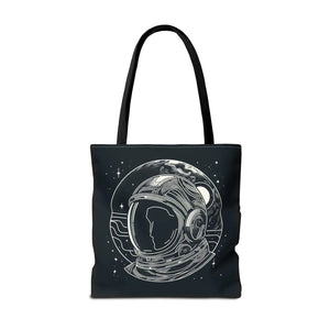 Stylish Astronaut Tote Bag Space Print Travel Accessory - Dipaliz - Bags