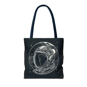 Stylish Astronaut Tote Bag Space Print Travel Accessory - Dipaliz - Bags