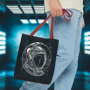 Stylish Astronaut Tote Bag Space Print Travel Accessory - Dipaliz - Bags