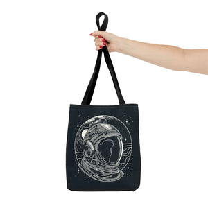 Stylish Astronaut Tote Bag Space Print Travel Accessory - Dipaliz - Bags