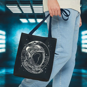 Stylish Astronaut Tote Bag Space Print Travel Accessory - Dipaliz - Bags