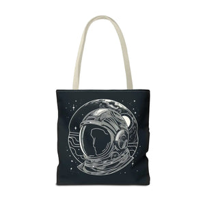 Stylish Astronaut Tote Bag Space Print Travel Accessory - Dipaliz - Bags