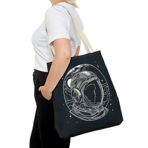 Stylish Astronaut Tote Bag Space Print Travel Accessory - Dipaliz - Bags