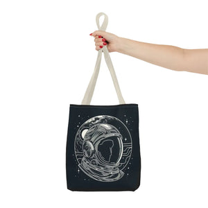 Stylish Astronaut Tote Bag Space Print Travel Accessory - Dipaliz - Bags