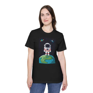 Astronaut in Space T-shirt — Planets Graphic Tee - T-shirts