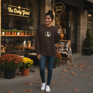 Dipaliz Autumn Duck with Hat Crewneck Sweatshirt Cotton - Sweatshirts - m