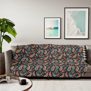 Autumn Foliage Sherpa Blanket – Two Colors - Dipaliz - Blankets