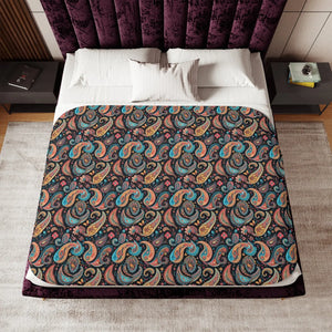 Autumn Foliage Sherpa Blanket – Two Colors - Dipaliz - Blankets