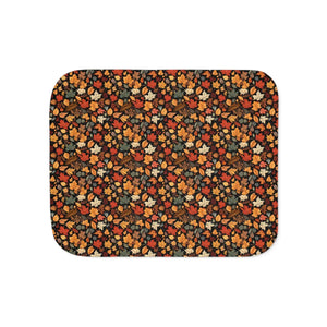 Autumn Foliage Sherpa Blanket – Many Colored Leaves - Dipaliz - Blankets