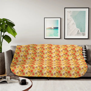 Sherpa Blanket – Autumn Leaves Fall Decor - Dipaliz - Blankets