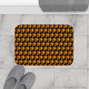 Plush Maple Leaves Pattern Bath Mat – Autumn - Dipaliz - Mats & Rugs