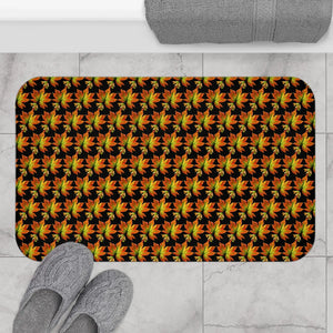 Plush Maple Leaves Pattern Bath Mat – Autumn - Dipaliz - Mats & Rugs