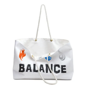 Oversized Polyester Weekender Bag - Sandy Neutral Tote - Dipaliz - 24’’ × 13’’ - Bags