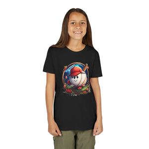 Soft Youth Short Sleeve Baseball Crew Tee - Cotton - Dipaliz - T-shirts