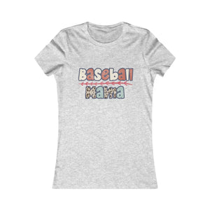 Soft Baseball Mama Favorite Tee - Game Day Comfort - Dipaliz - T-shirts