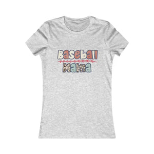 Baseball Mama Favorite Tee - Women’s Game Day Shirt - Dipaliz - s / Athletic Heather - T-shirts