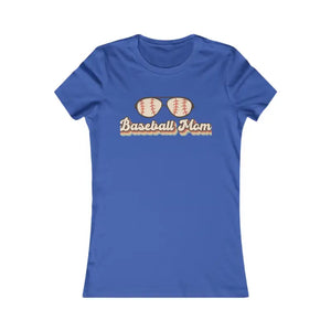 Baseball Mama Favorite Tee - Women’s Game Day Top - Dipaliz - s / True Royal - T-shirts