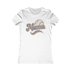 Baseball Mama Favorite Tee - Comfort Game Day Style - Dipaliz - s / White - T-shirts