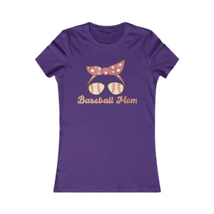Baseball Mom Shirts - Funny Comfy Game Day Tees - Dipaliz - s / Team Purple - T-shirts