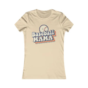 Baseball Mama Women’s Soft Comfort Tee - Dipaliz - s / Cream - T-shirts