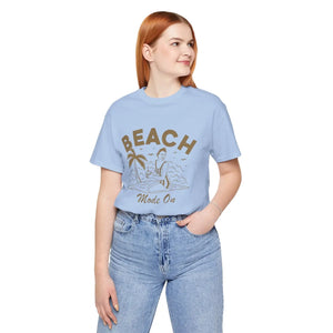 Soft Jersey Short Sleeve Tee - Beach Mode on Cotton - Dipaliz - T-shirts