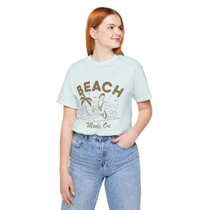 Soft Jersey Short Sleeve Tee - Beach Mode on Cotton - Dipaliz - T-shirts
