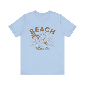 Soft Jersey Short Sleeve Tee - Beach Mode on Cotton - Dipaliz - T-shirts