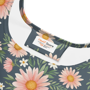 Floral Skater Dress – Polyester Summer Wear - Dipaliz - Dresses - Xs