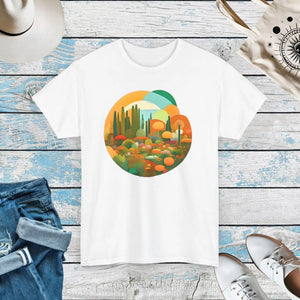Unisex Deluxe t Shirt - Beautiful Landscape Cotton - Dipaliz - T-shirts