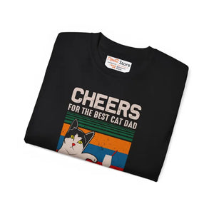 Unisex Ultra Cotton Tee - Best Cat Dad Ever - Dipaliz - T-shirts
