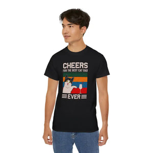 Unisex Ultra Cotton Tee - Best Cat Dad Ever - Dipaliz - T-shirts