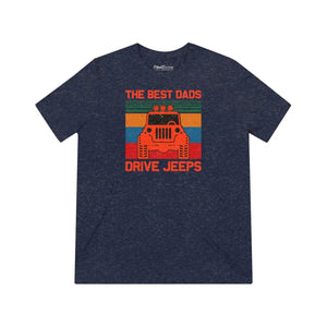 Soft Triblend Tee - Dads Drive Jeeps Father’s Day - Dipaliz - T-shirts