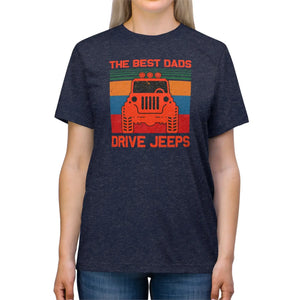 Soft Triblend Tee - Dads Drive Jeeps Father’s Day - Dipaliz - T-shirts