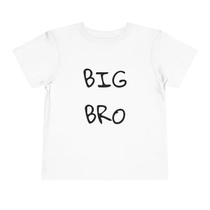 Soft Cotton Big Bro Toddler Short Sleeve Tee - Dipaliz - Baby & Clothing