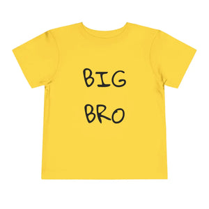 Soft Cotton Big Bro Toddler Short Sleeve Tee - Dipaliz - Baby & Clothing