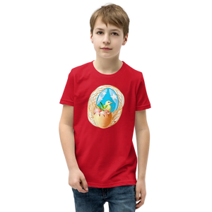 Soft Youth Short Sleeve t Shirt - Bird in a Nest Cotton - Dipaliz - T-shirts