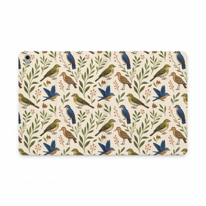 Dipaliz Bird Pattern Tablet Folio Vegan Leather - Mobile Phone Cases