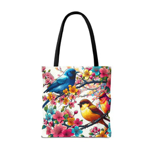 Bird Tote Bag - 100% Polyester All Over Print - Dipaliz - Bags