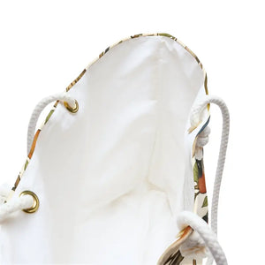 Polyester Weekender Bag Green Birds Print Soft Lined - Dipaliz - 24’’ × 13’’ - Tote Bags