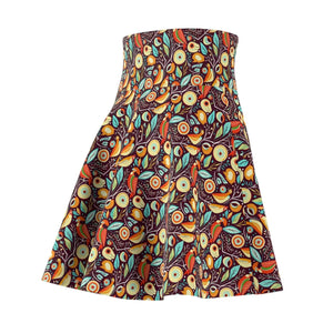 Bold Women’s Skater Skirt - Birds Pattern Design - Dipaliz - Skirts - Xs