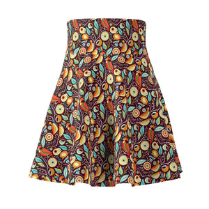 Bold Women’s Skater Skirt - Birds Pattern Design - Dipaliz - Skirts - Xs