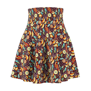 Bold Women’s Skater Skirt - Birds Pattern Design - Dipaliz - Skirts - Xs