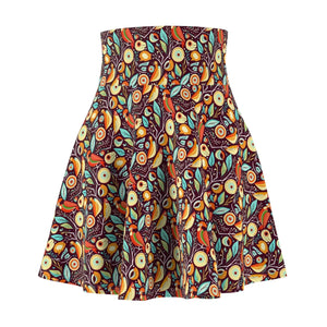 Bold Women’s Skater Skirt - Birds Pattern Design - Dipaliz - Skirts - Xs