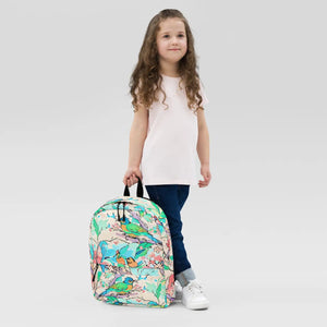 Stylish Birds on Trees Backpack - Water-resistant - Dipaliz - Backpacks