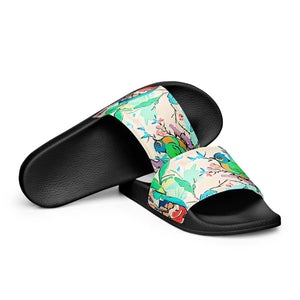 Chic Women’s Slides - Birds Upper Strap Beach Sandals - Dipaliz