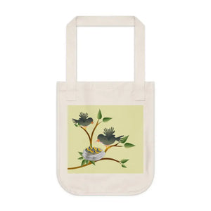 Canvas Tote Bag - Eco-friendly Nature Print Style - Dipaliz - one Size / Natural - Bags