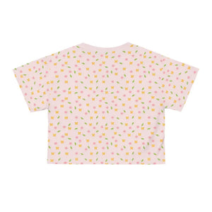 Floral Crop Tee - Vibrant Aop Style - Dipaliz - T-shirts